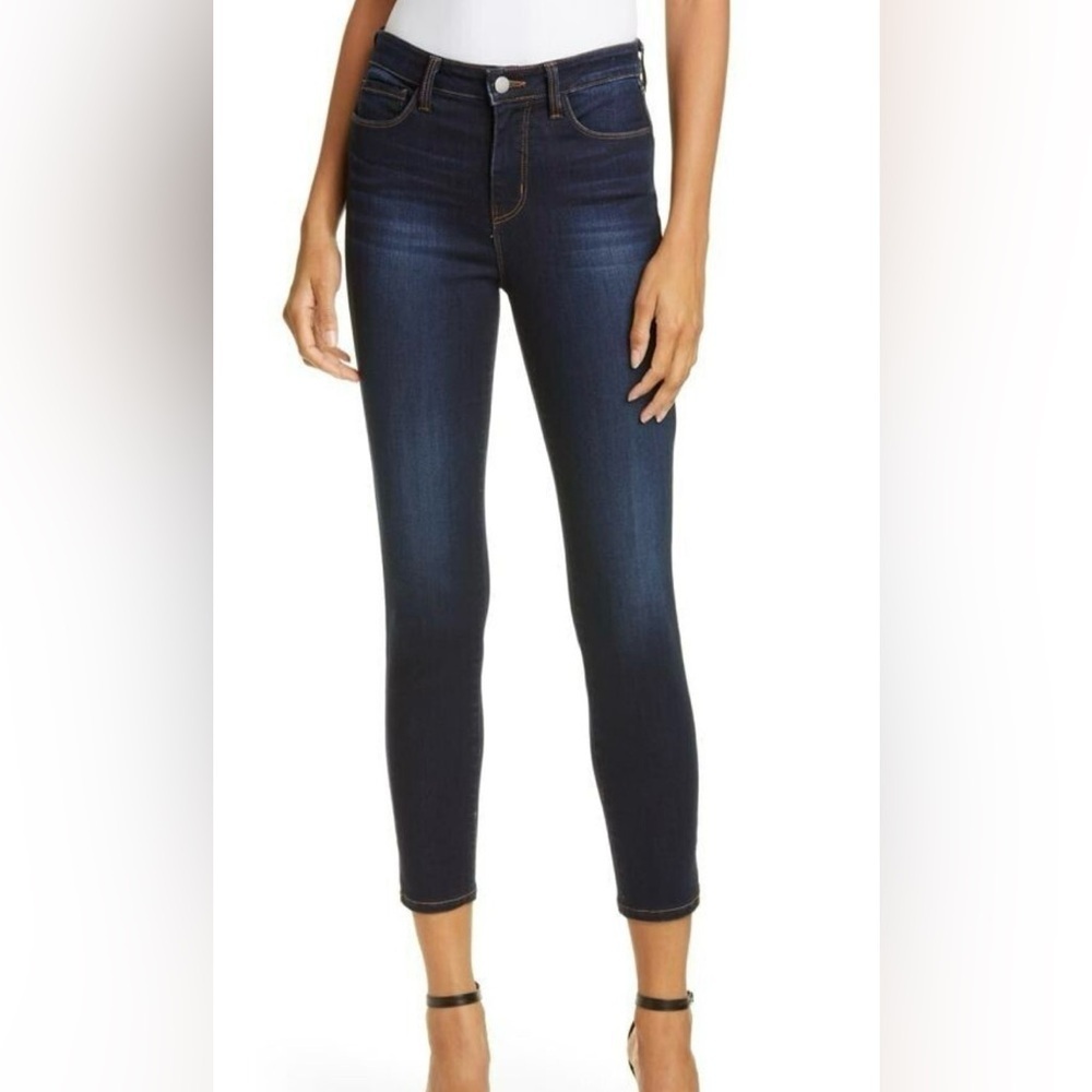 L’Agence made In USA Avery Skinny Jean in Dark Wash, Size 27